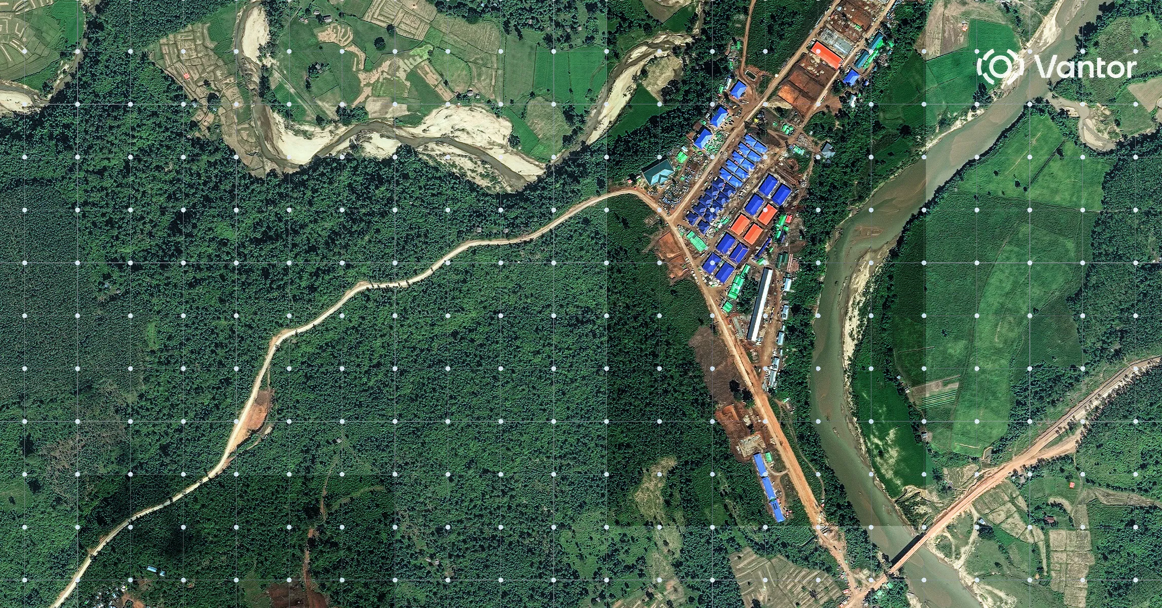 Satellite Images Reveal How Suspected Scam Compounds Appear Out of Nowhere