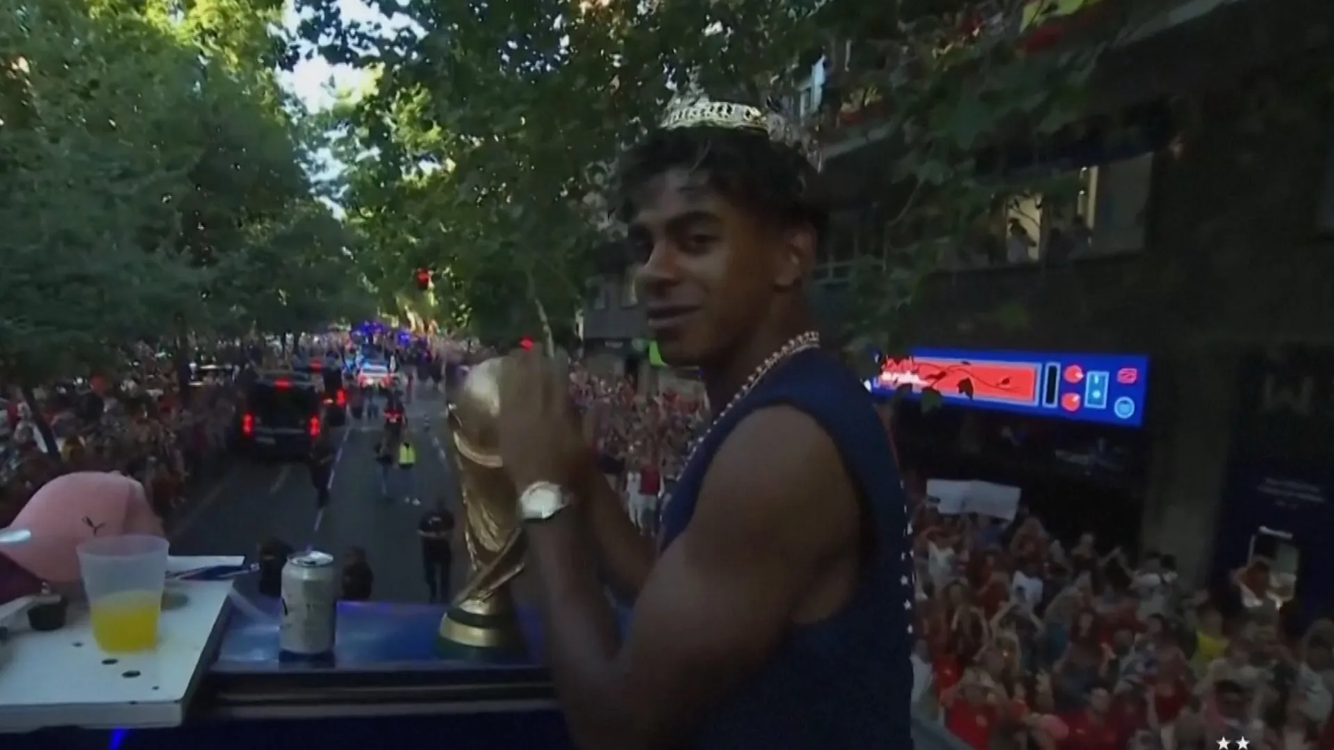 Spain’s World Cup heroes welcomed by millions in Madrid