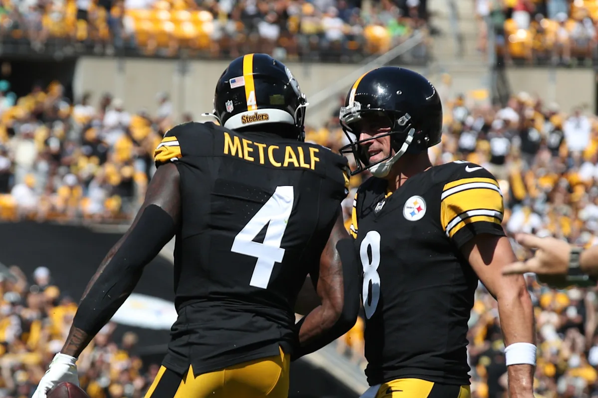 Steelers training camp: DK Metcalf says he's bunking with Aaron Rodgers again