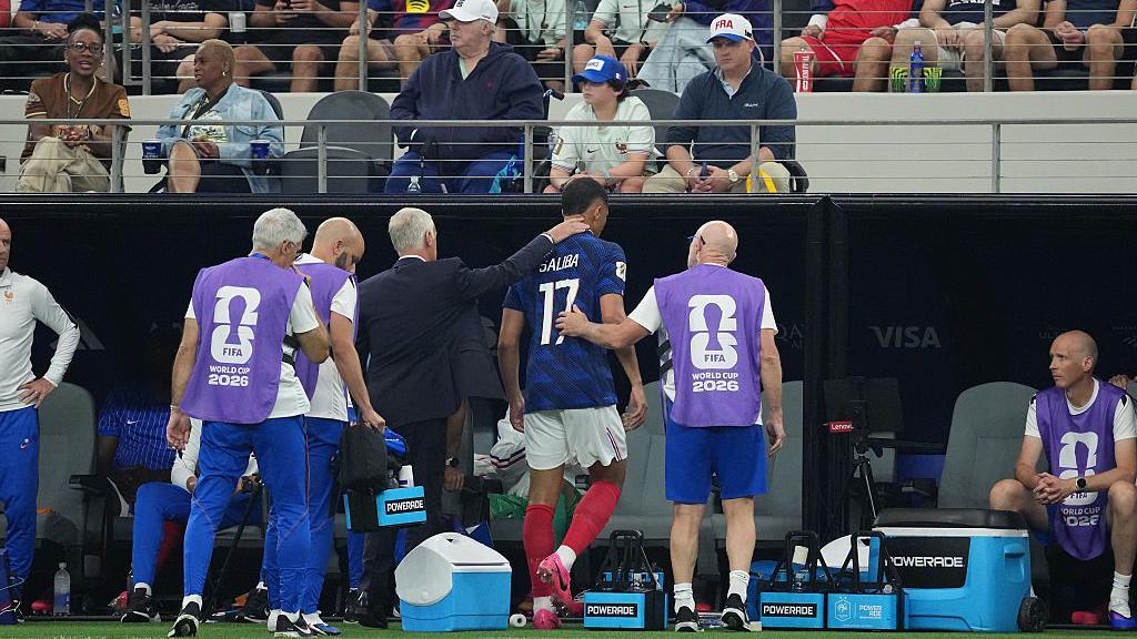 Surgery 'among the options' for Saliba's back injury