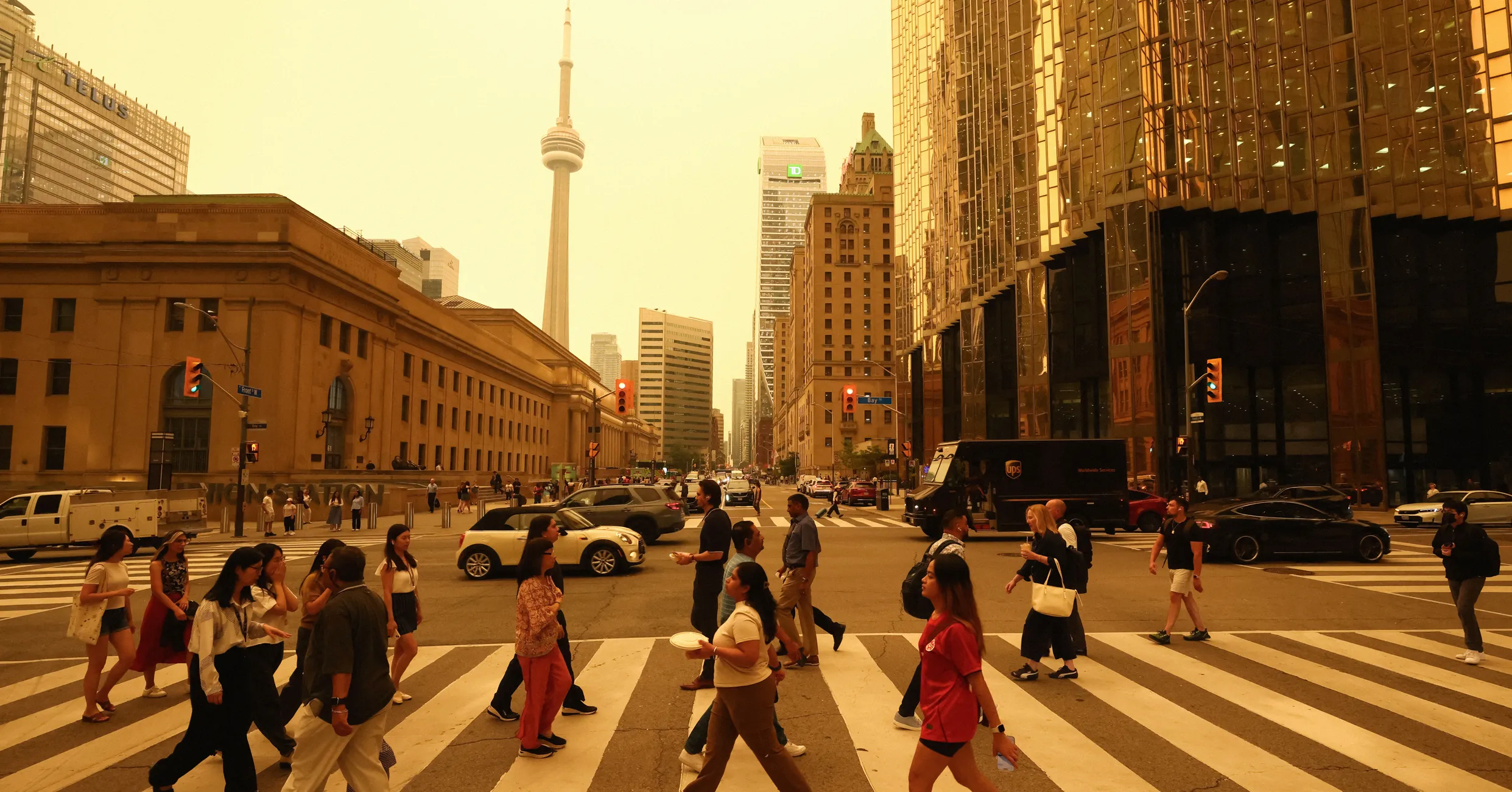 The Northeast Is Being Blanketed in Canadian Wildfire Smoke