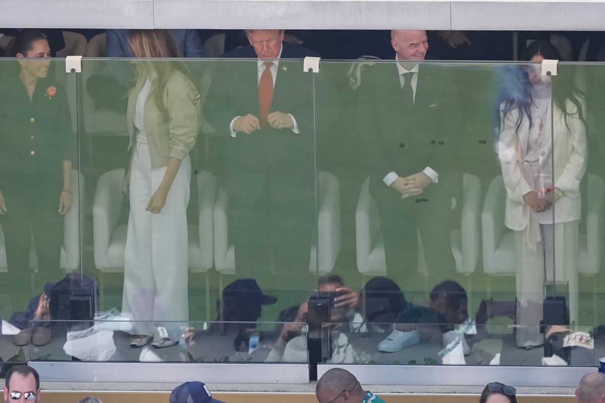Trump arrives at World Cup final for Argentina vs. Spain matchup