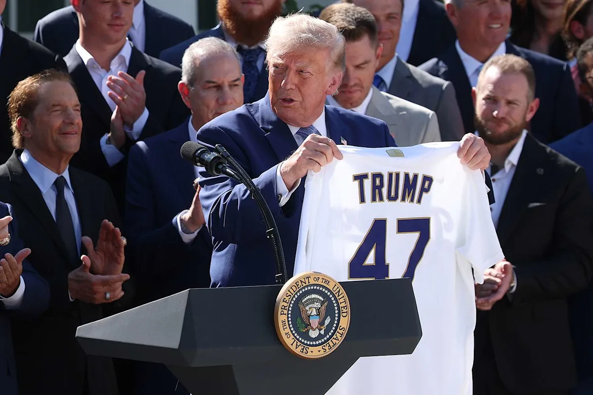 Trump Tells L.A. Dodgers He Loves Negotiating in the Oval Office Because Everyone Feels ‘Discombobulated’ There