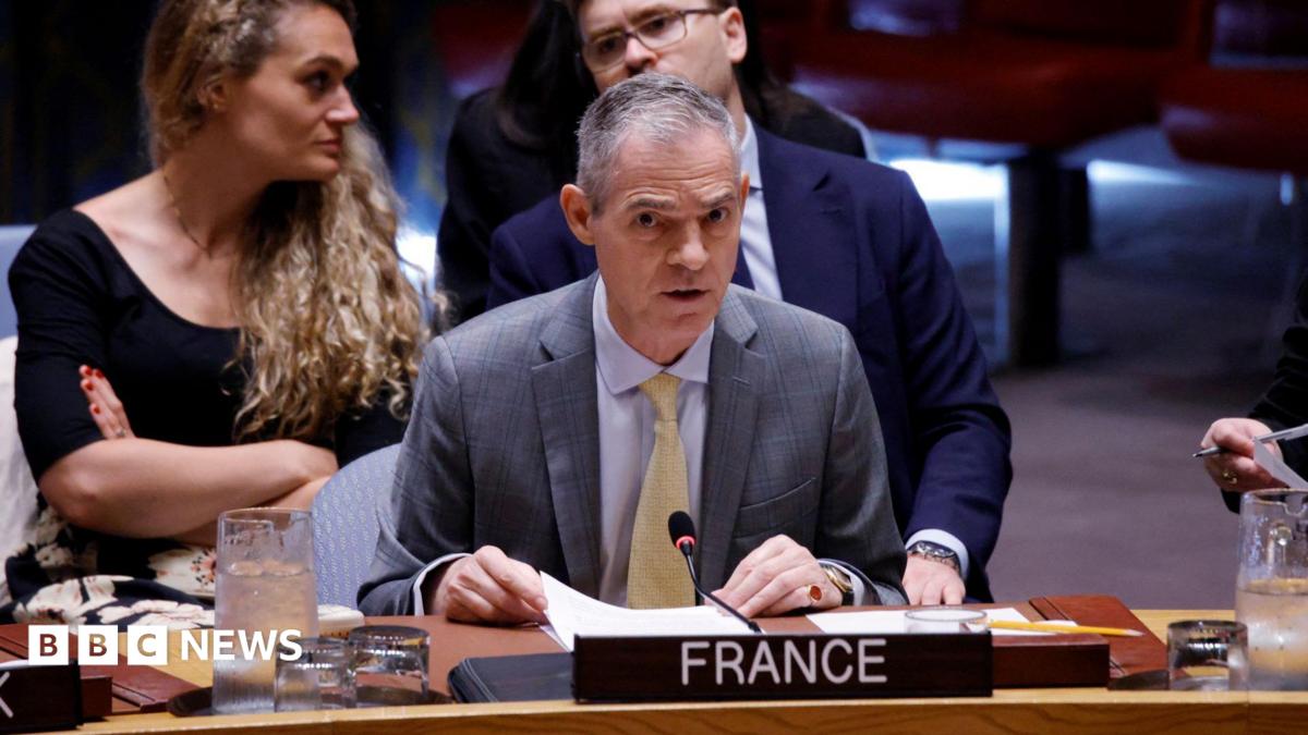 US walks out of UN Security Council meeting during France's remarks