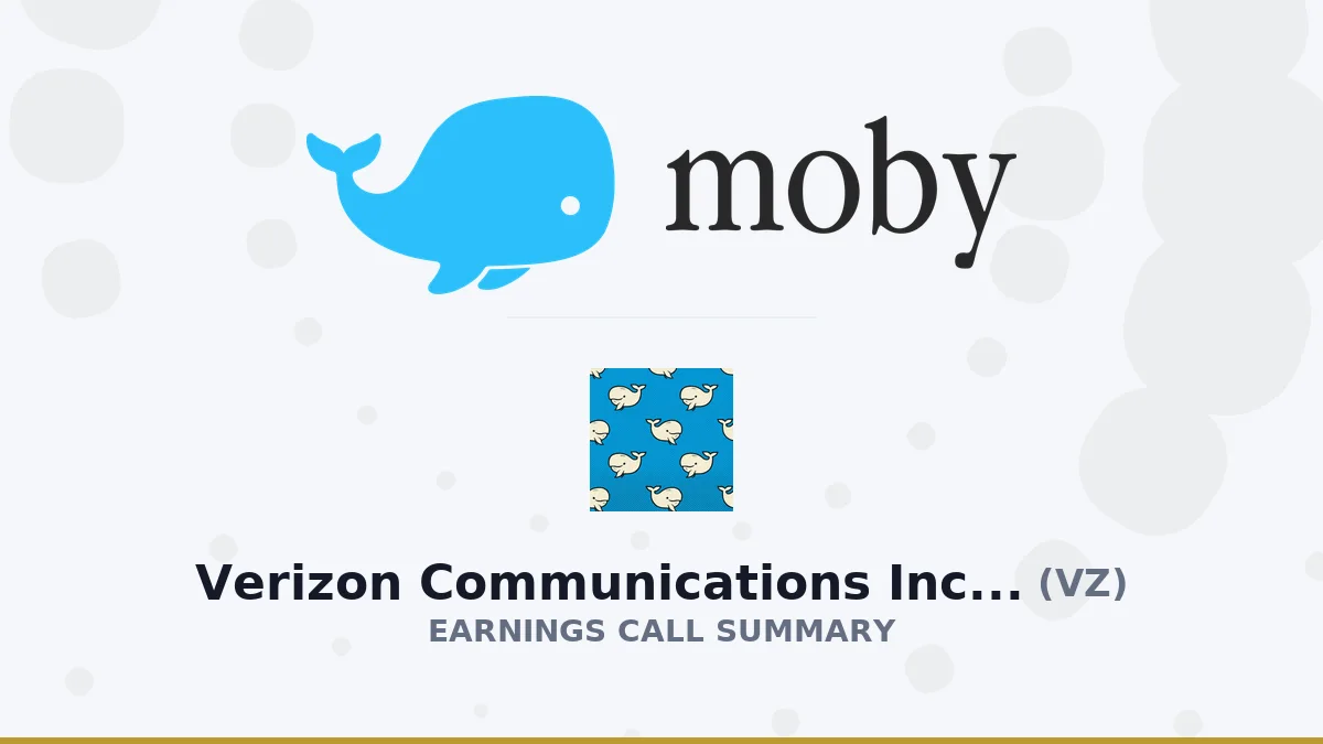 Verizon Communications Inc. Q2 2026 Earnings Call Summary