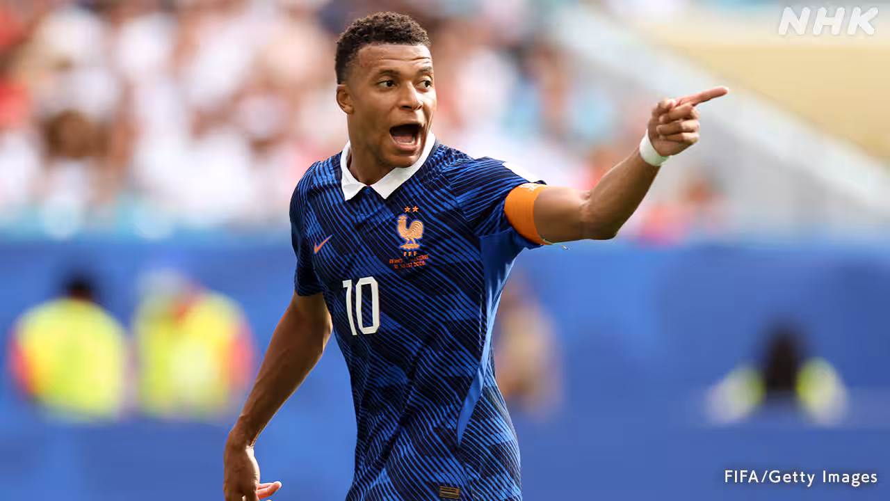 W杯 得点王はエムバペ（フランス）史上初の2大会連続で