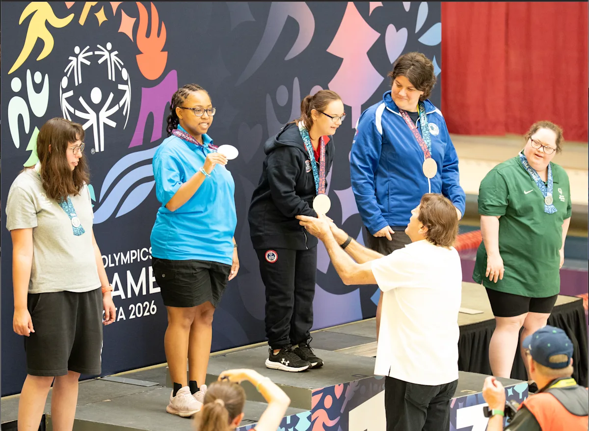 Wayne woman claims three medals at Special Olympics
