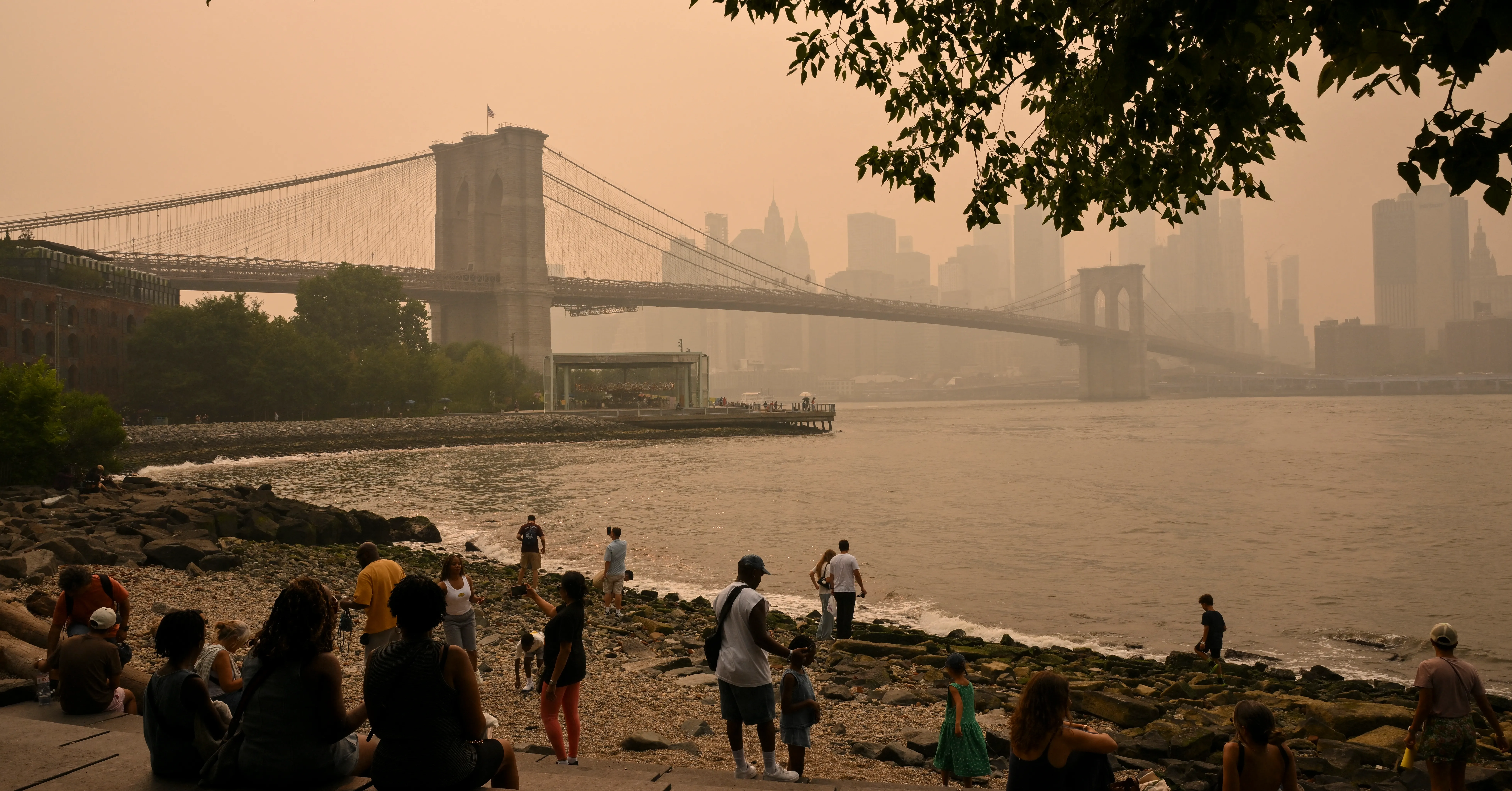 What Cities From Chicago to Washington, DC, Look Like Under a Blanket of Wildfire Smoke