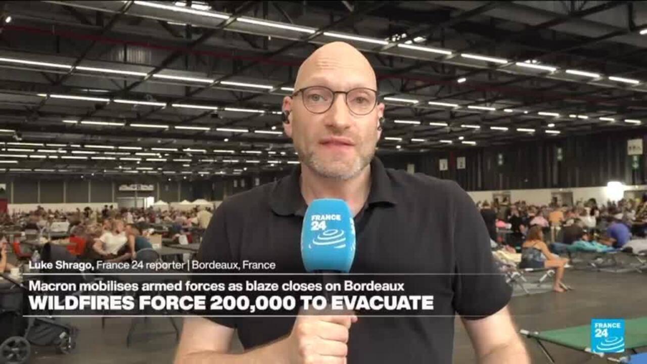 Wildfires force 200,000 people to evacuate in the southwest of France
