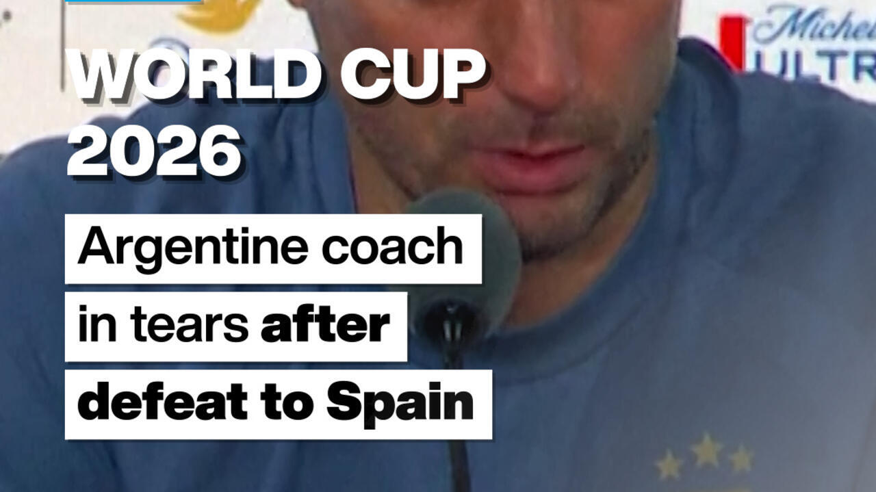World Cup 2026: Argentine coach in tears after defeat to Spain