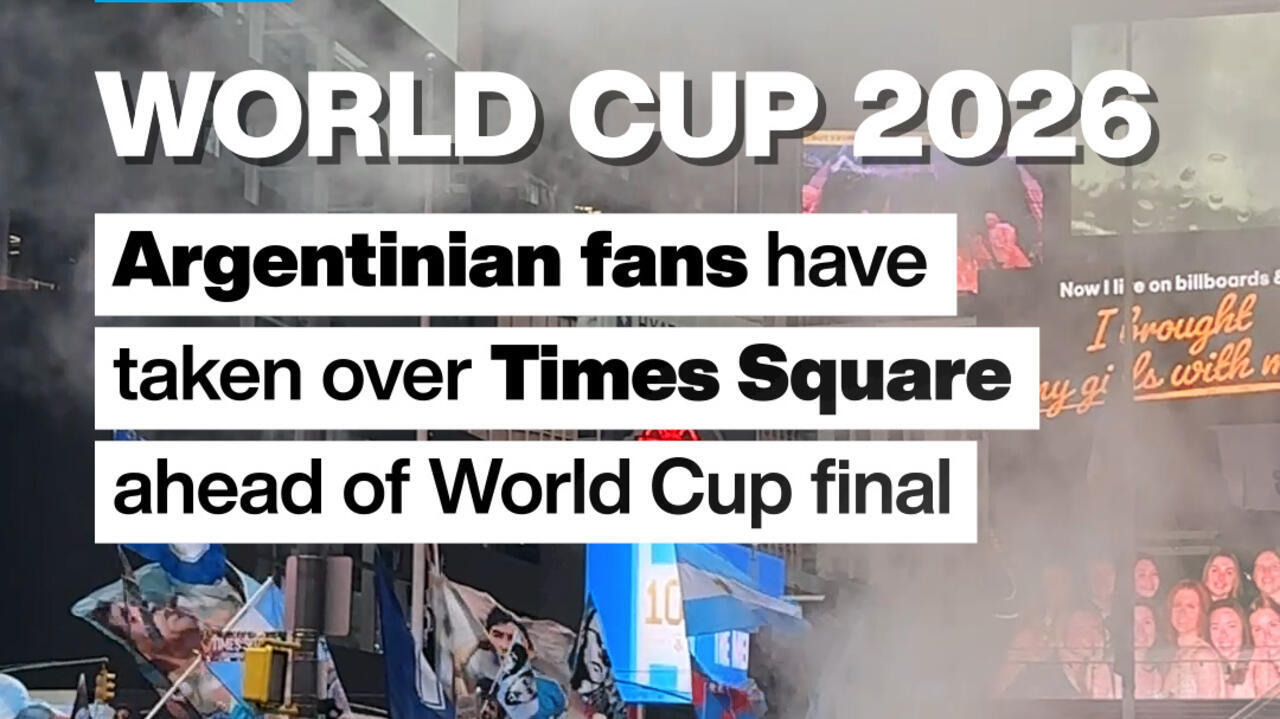 World Cup 2026: Argentinian fans have taken over Times Square