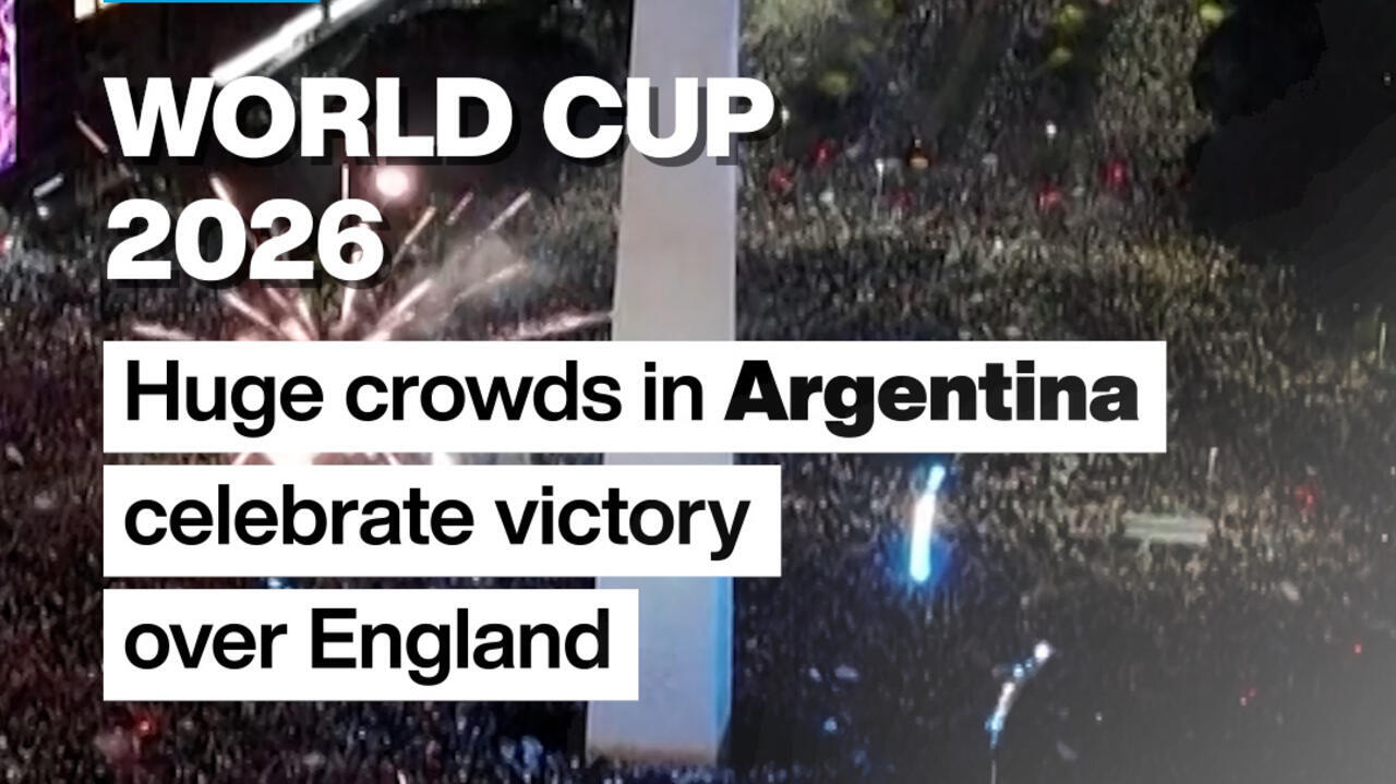 World Cup 2026: Huge crowds in Argentina celebrate victory over England