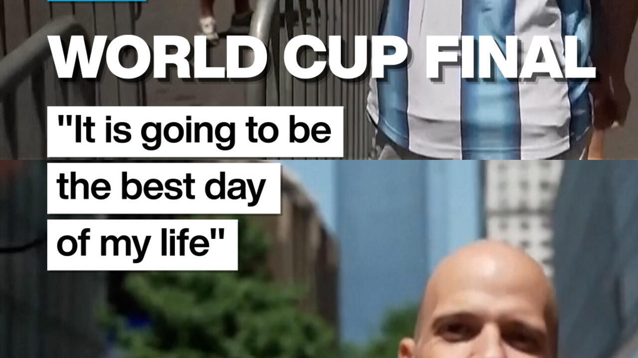 World Cup final: "It is going to be the best day of my life"