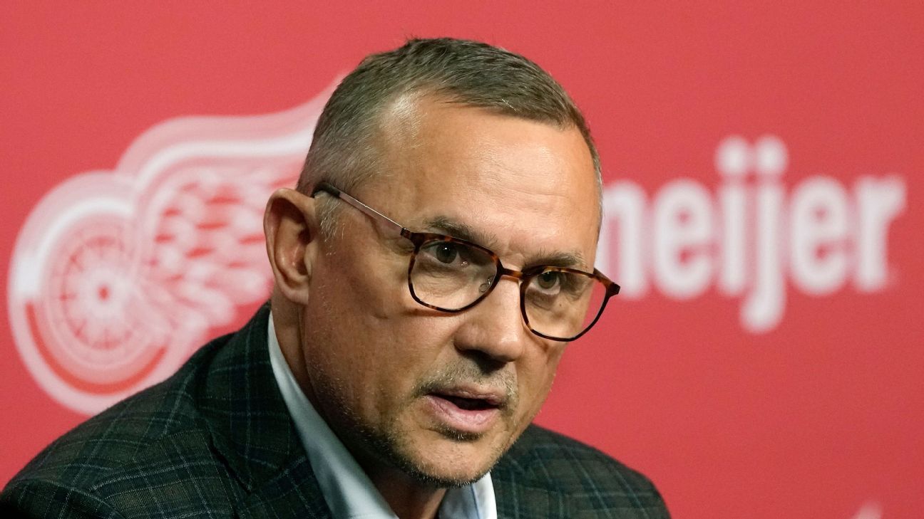 Yzerman abruptly steps down as Red Wings GM