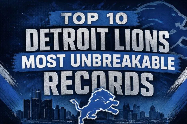 10 Detroit Lions Most Unbreakable Records