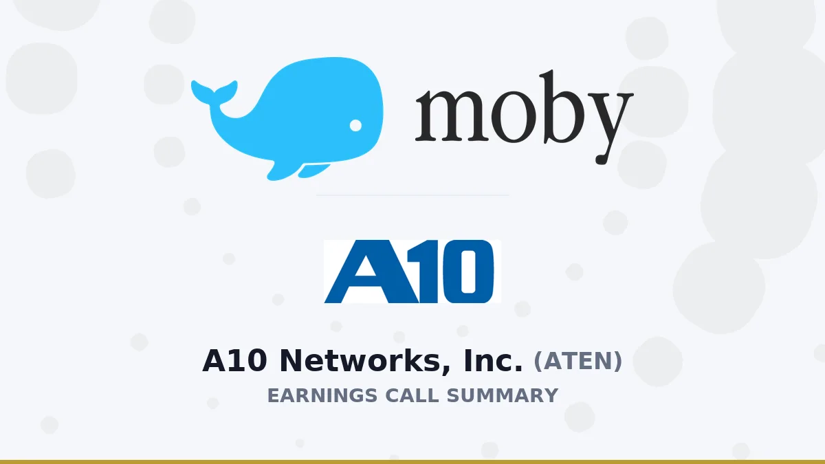 A10 Networks, Inc. Q2 2026 Earnings Call Summary