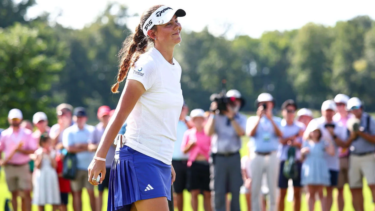 
                        Asterisk Talley cruises to dominant U.S. Women’s Amateur victory: ANWA runner-up nabs second USGA title
                    