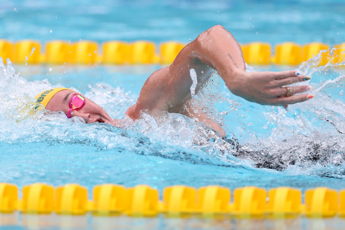 Australian Lani Pallister upsets Katie Ledecky to win Pan Pacs gold in 400m freestyle
