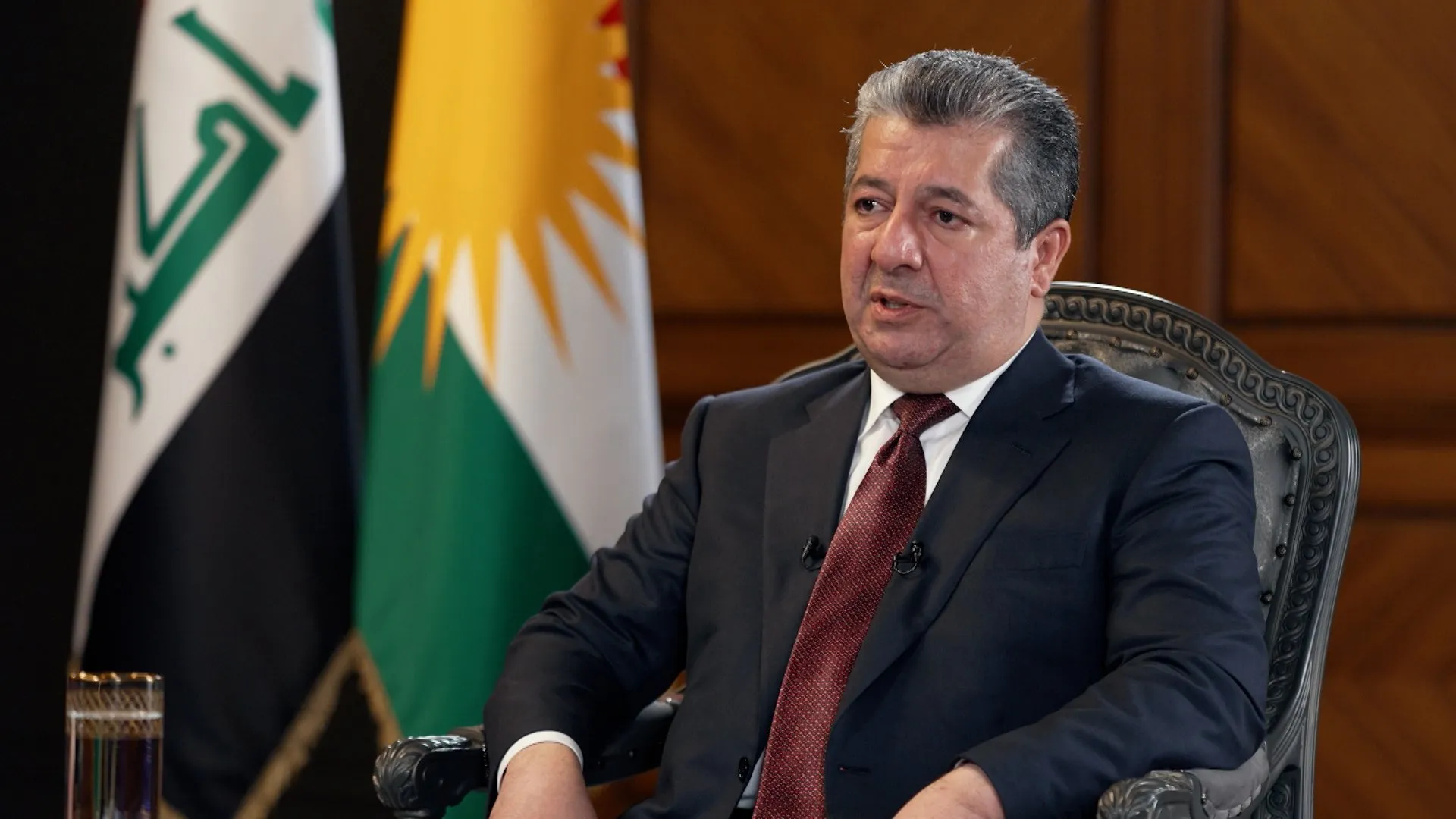 Barzani says Iraqi Kurdistan wants peace as regional tensions rise
