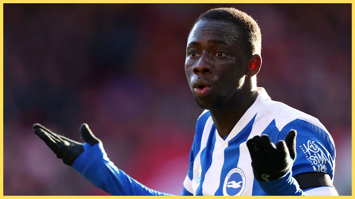 Brighton reject £50m Liverpool bid for injured Yankuba Minteh