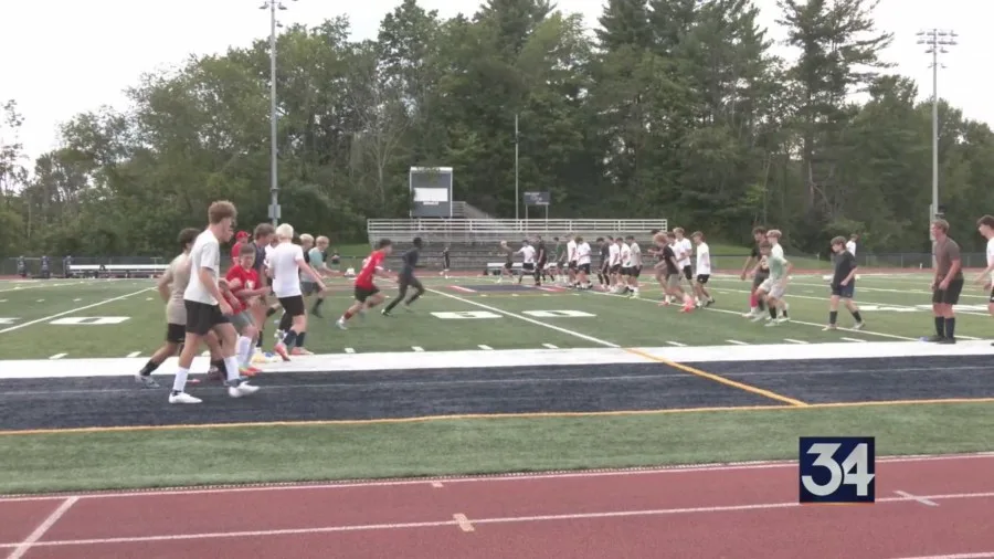 British high school soccer team visits Chenango Forks