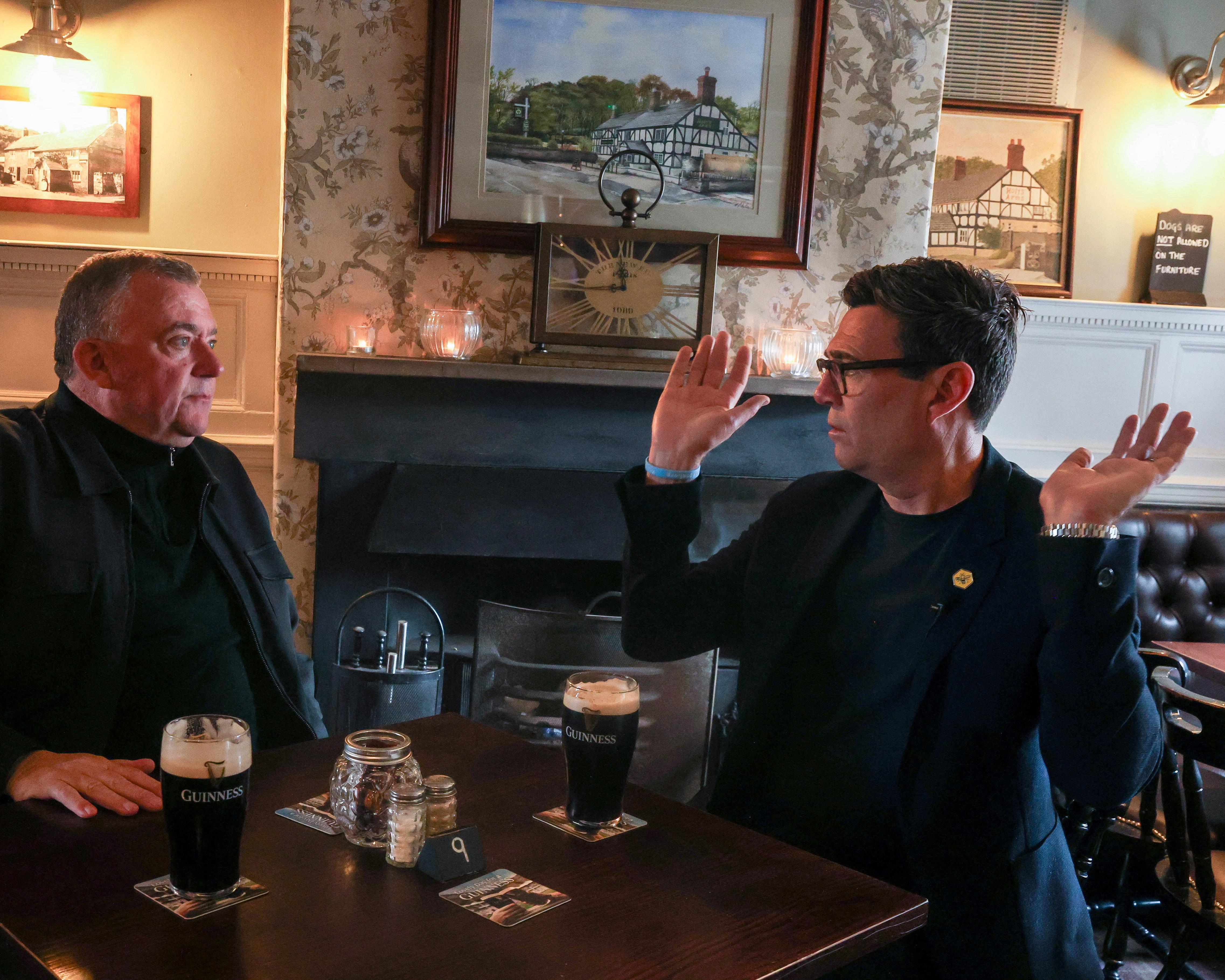 Burnham pledges business rate cuts for pubs, cafes and other small businesses