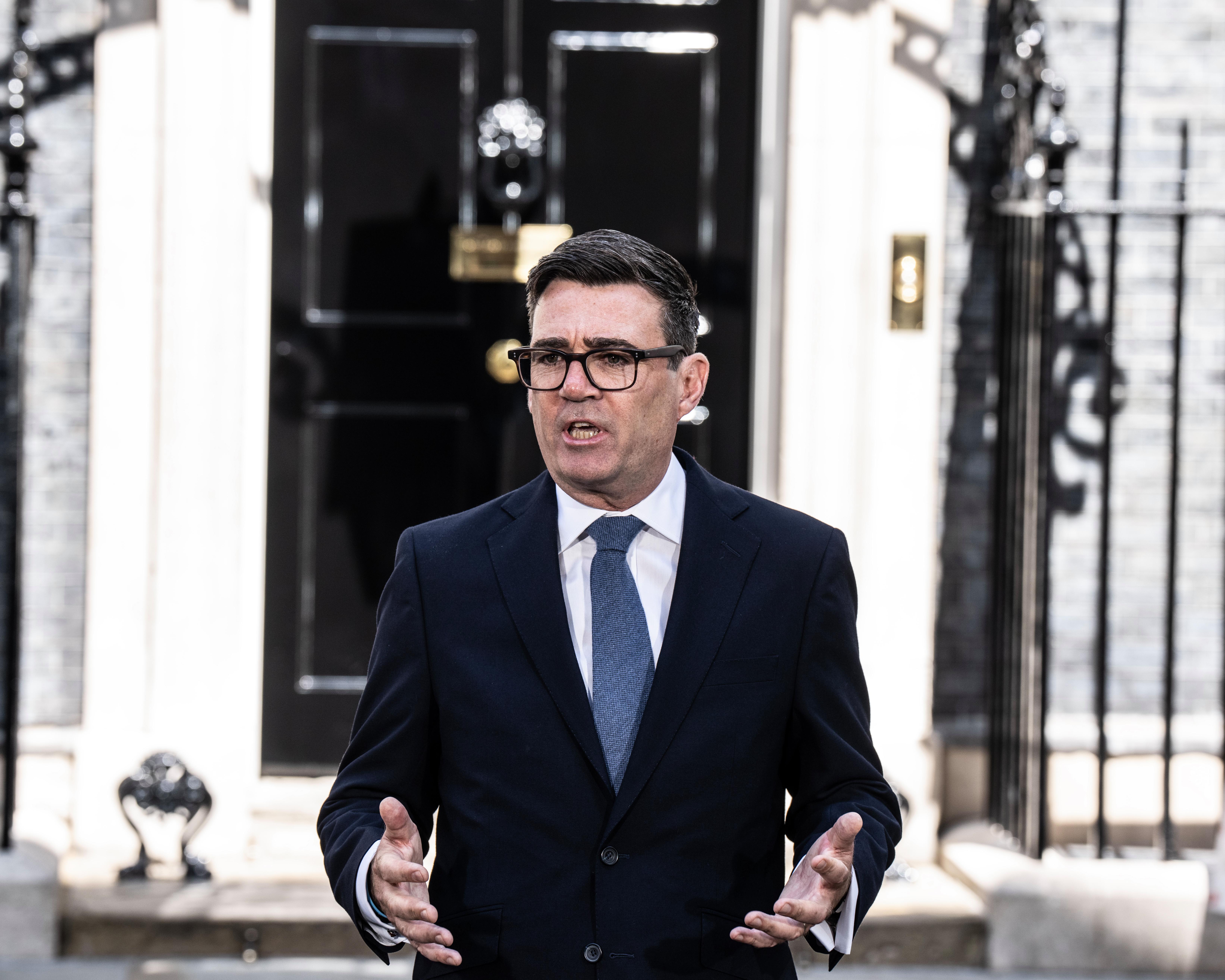 Six highlights from Andy Burnham’s first Downing Street speech