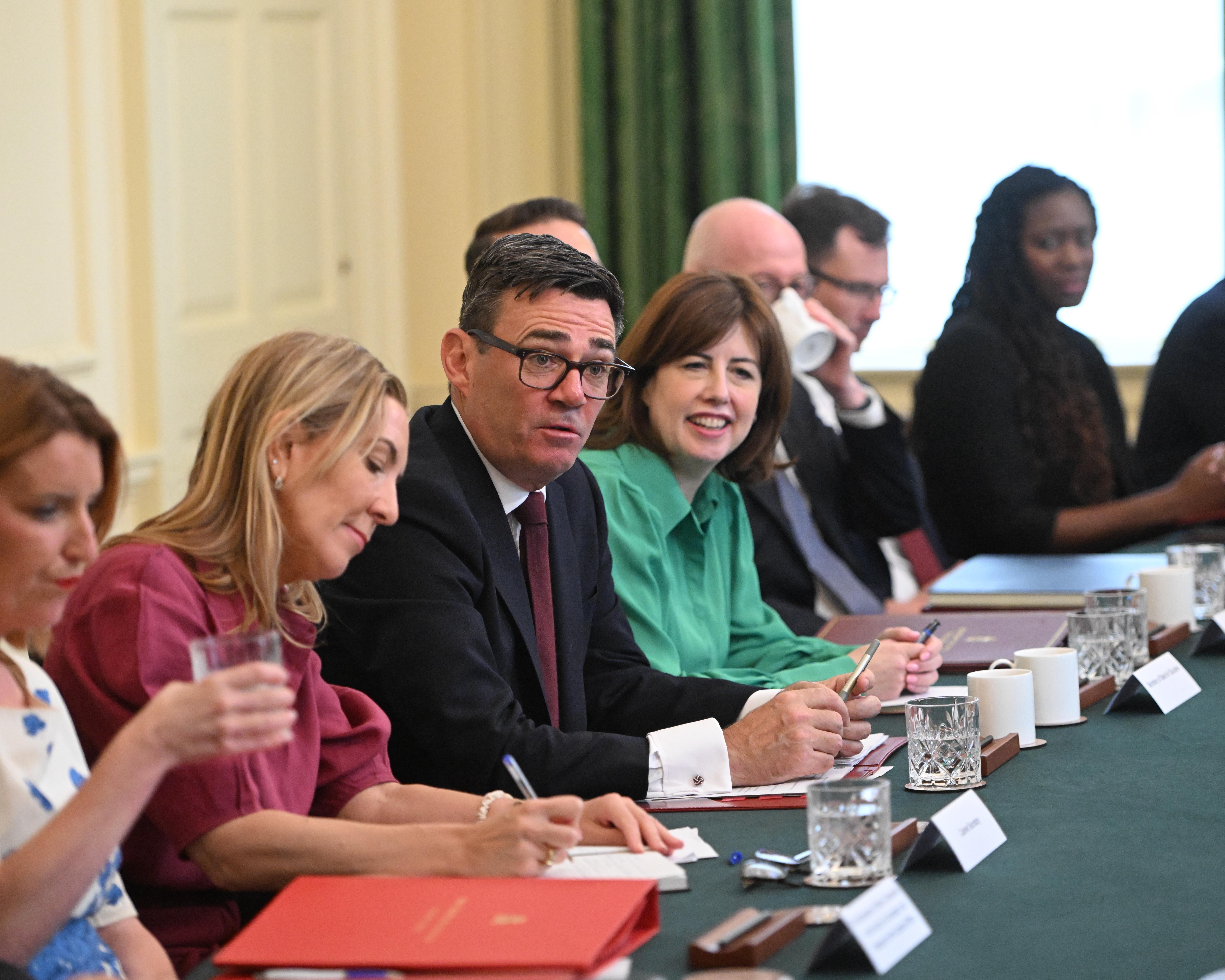 Starmer allies see ‘hint of retribution’ in Burnham reshuffle