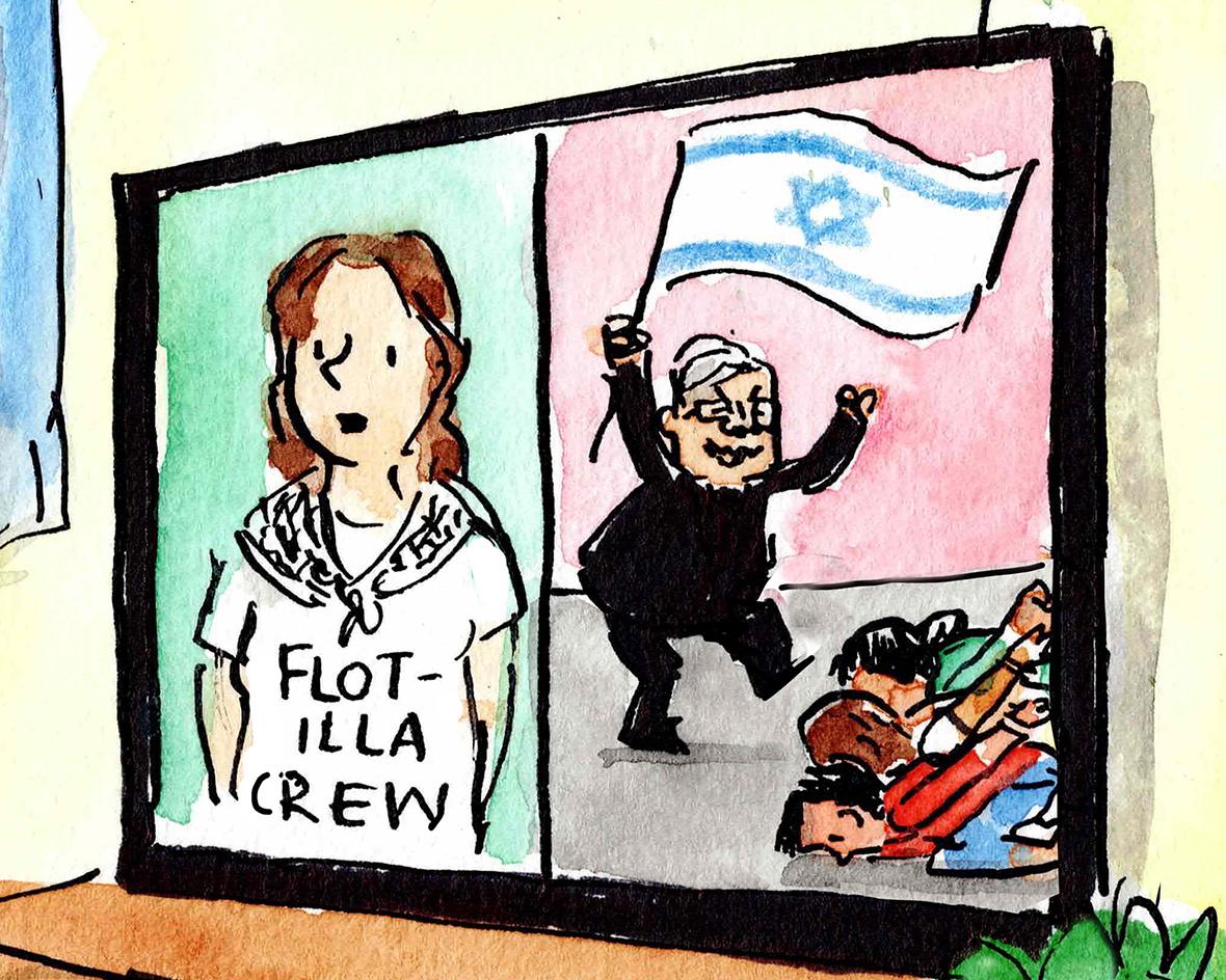 Who is undermining Israel’s integrity? It’s not the flotilla activists | Fiona Katauskas