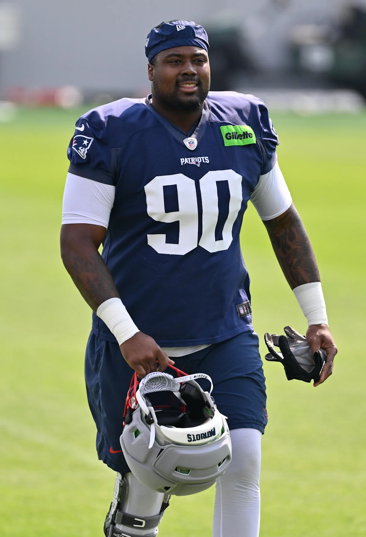 Christian Barmore is not happy to just bring pressure. He wants sacks.