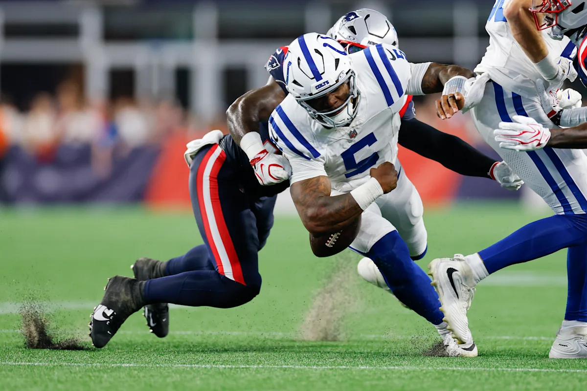 Colts backup QB Anthony Richardson runs for a TD in 13-13 preseason tie with Patriots