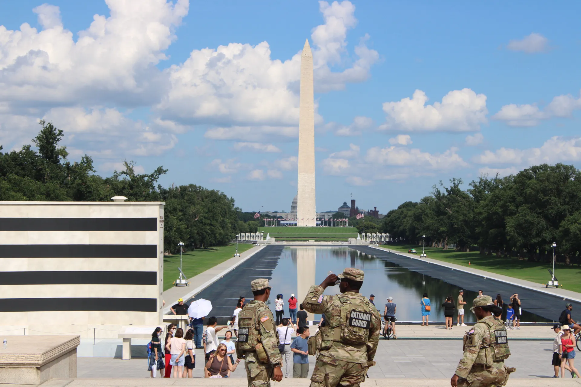 DC residents debate safety gains a year into Trump’s Guard deployment