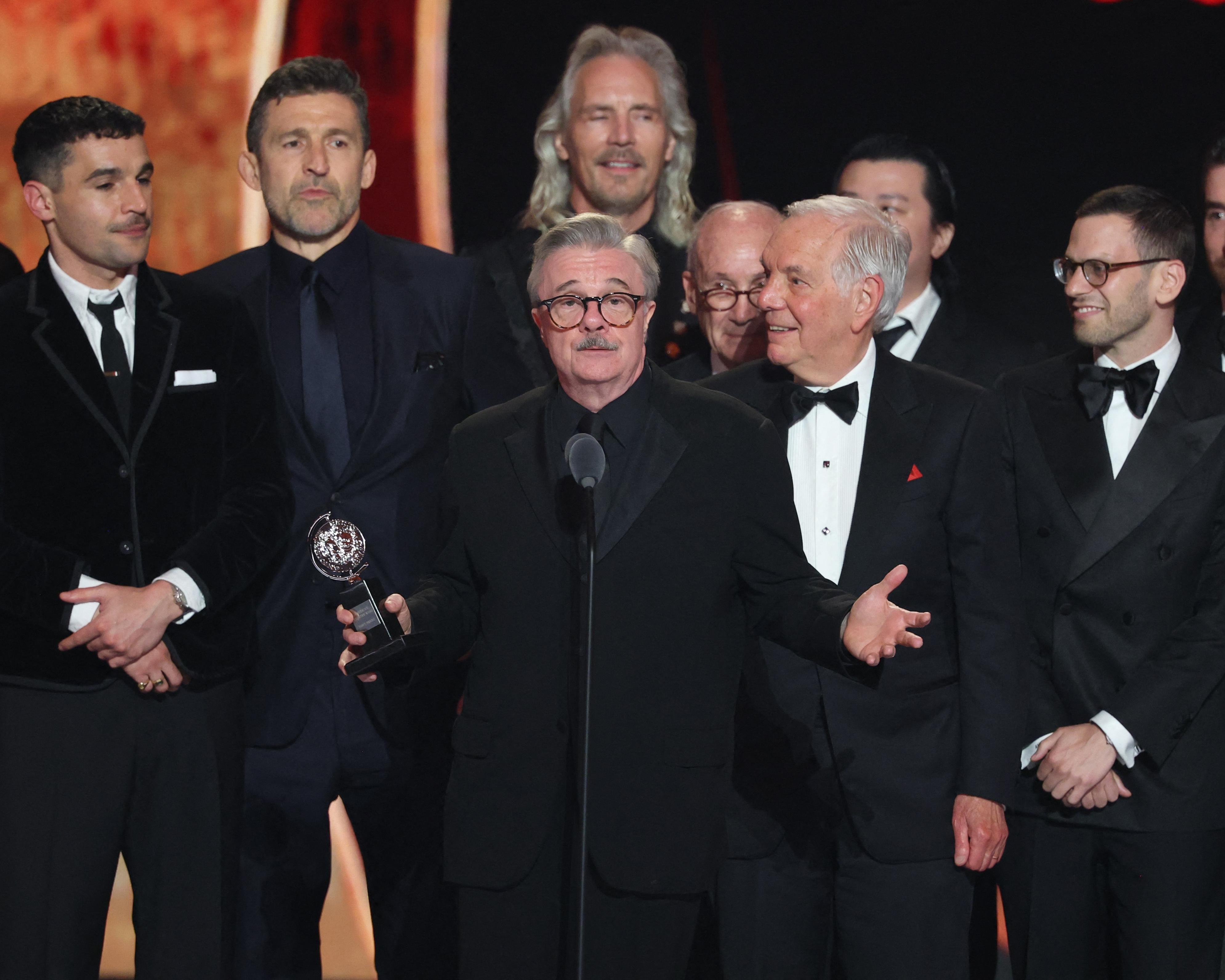 Tony awards 2026: Death of a Salesman triumphs, as Lesley Manville and John Lithgow also win