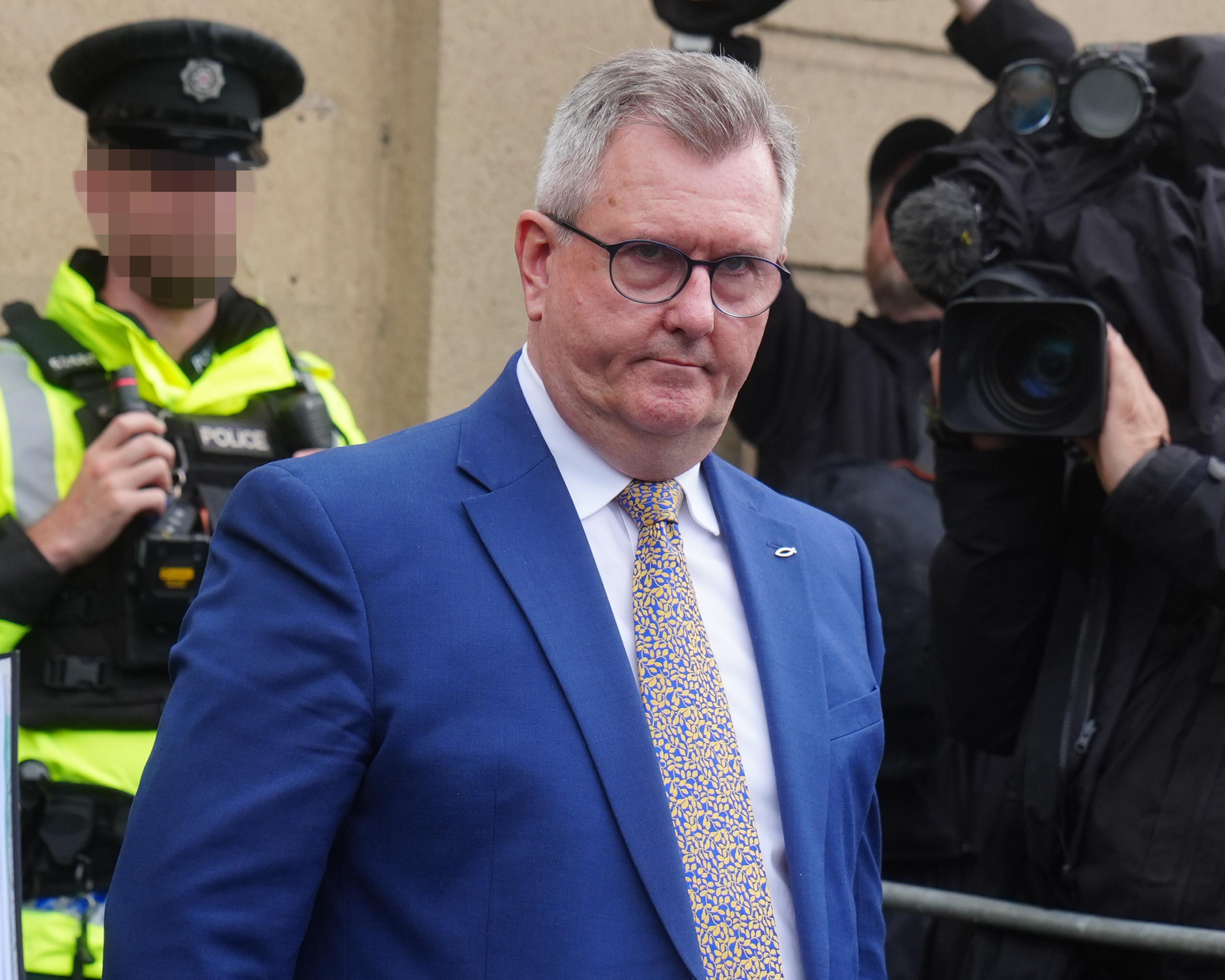 DUP seeks to distance party from ‘wicked deceiver’ Jeffrey Donaldson