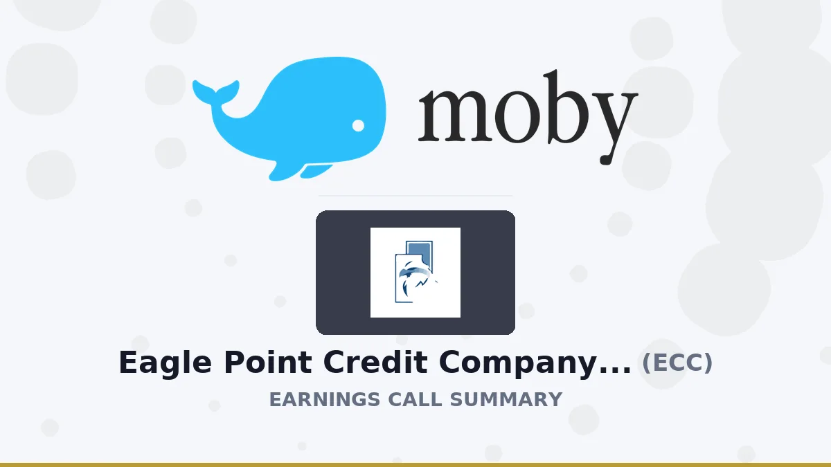 Eagle Point Credit Company Inc. Q2 2026 Earnings Call Summary