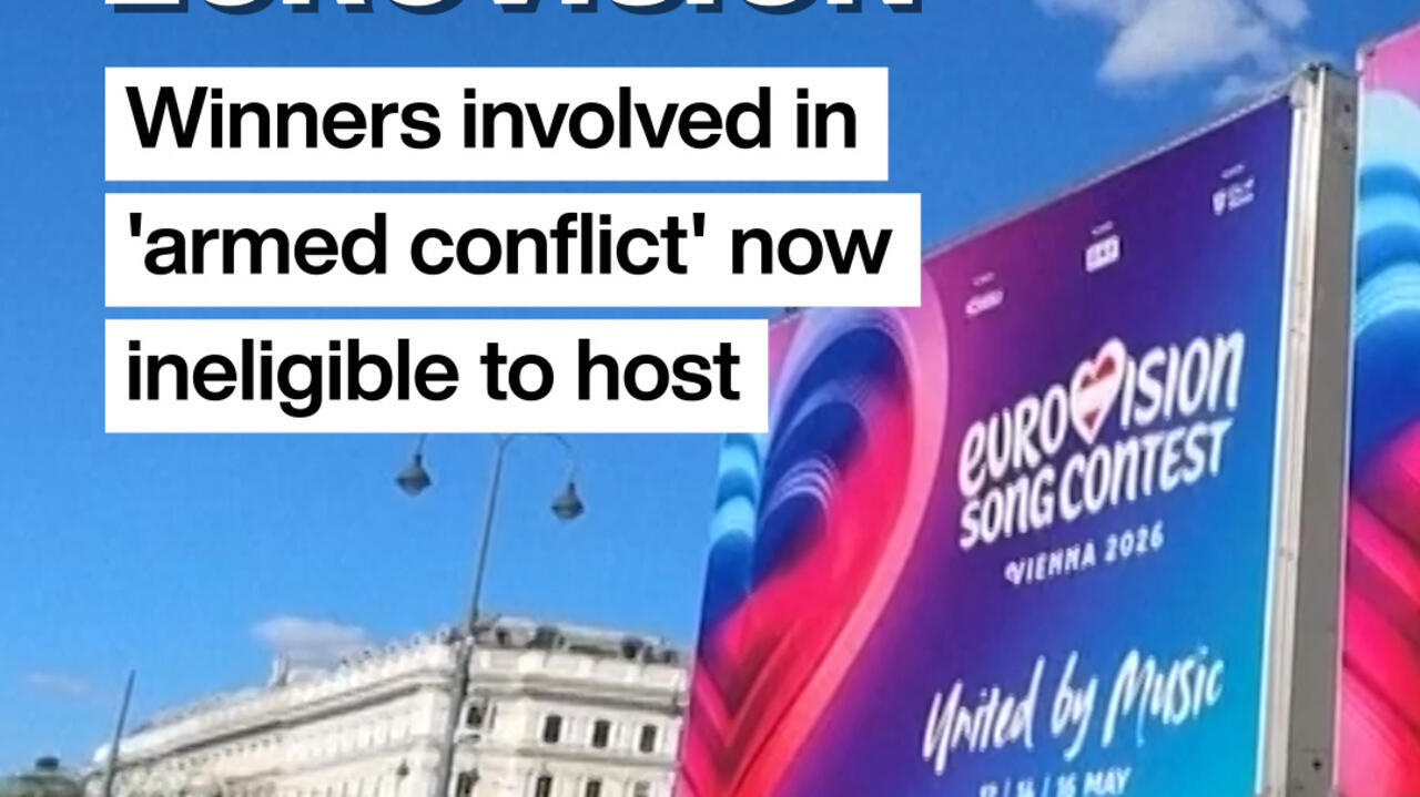 Eurovision: Winners involved in 'armed conflict' now ineligible to host contest
