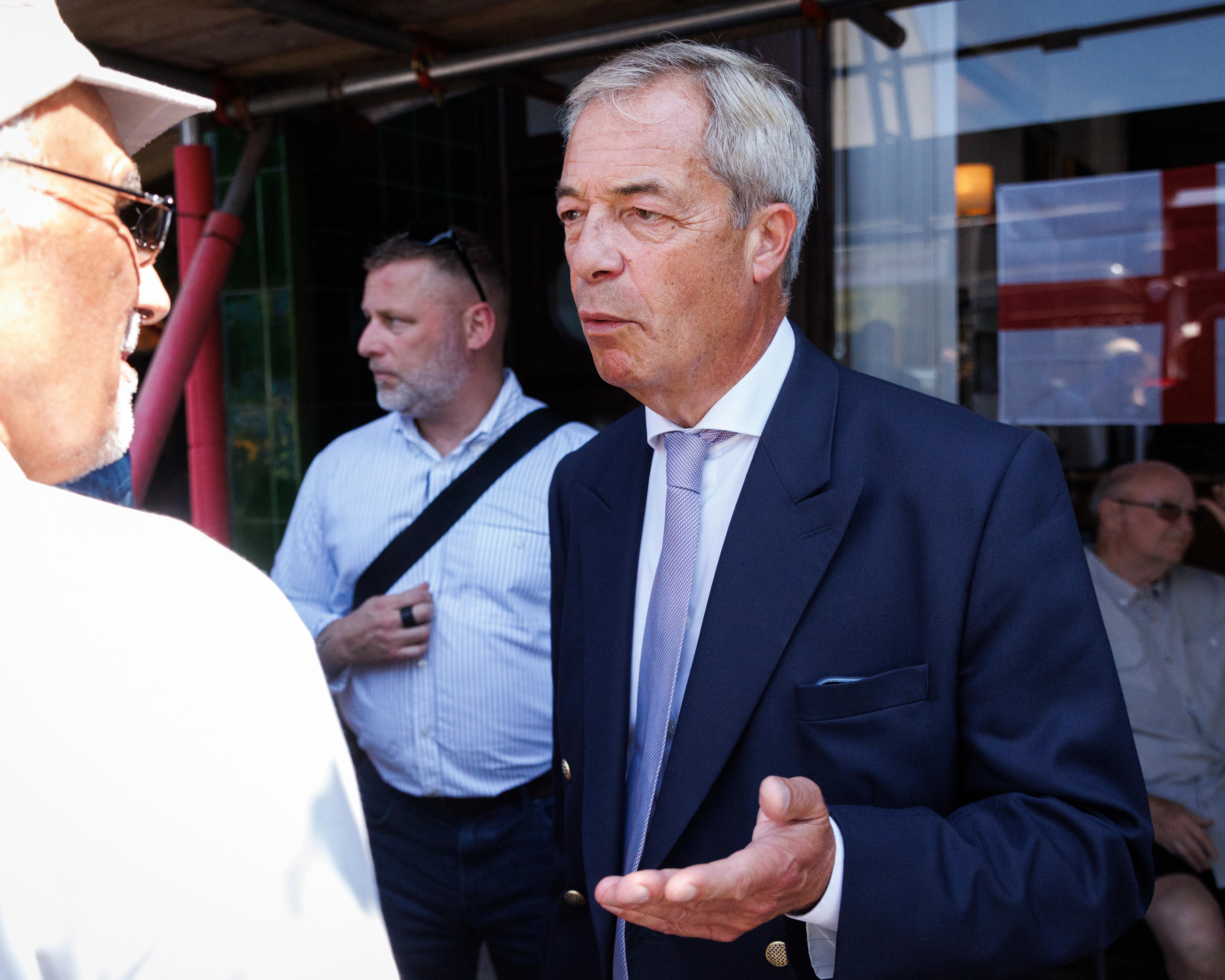 Nigel Farage turned down taxpayer-funded security including bodyguard, car and driver last year – UK politics live