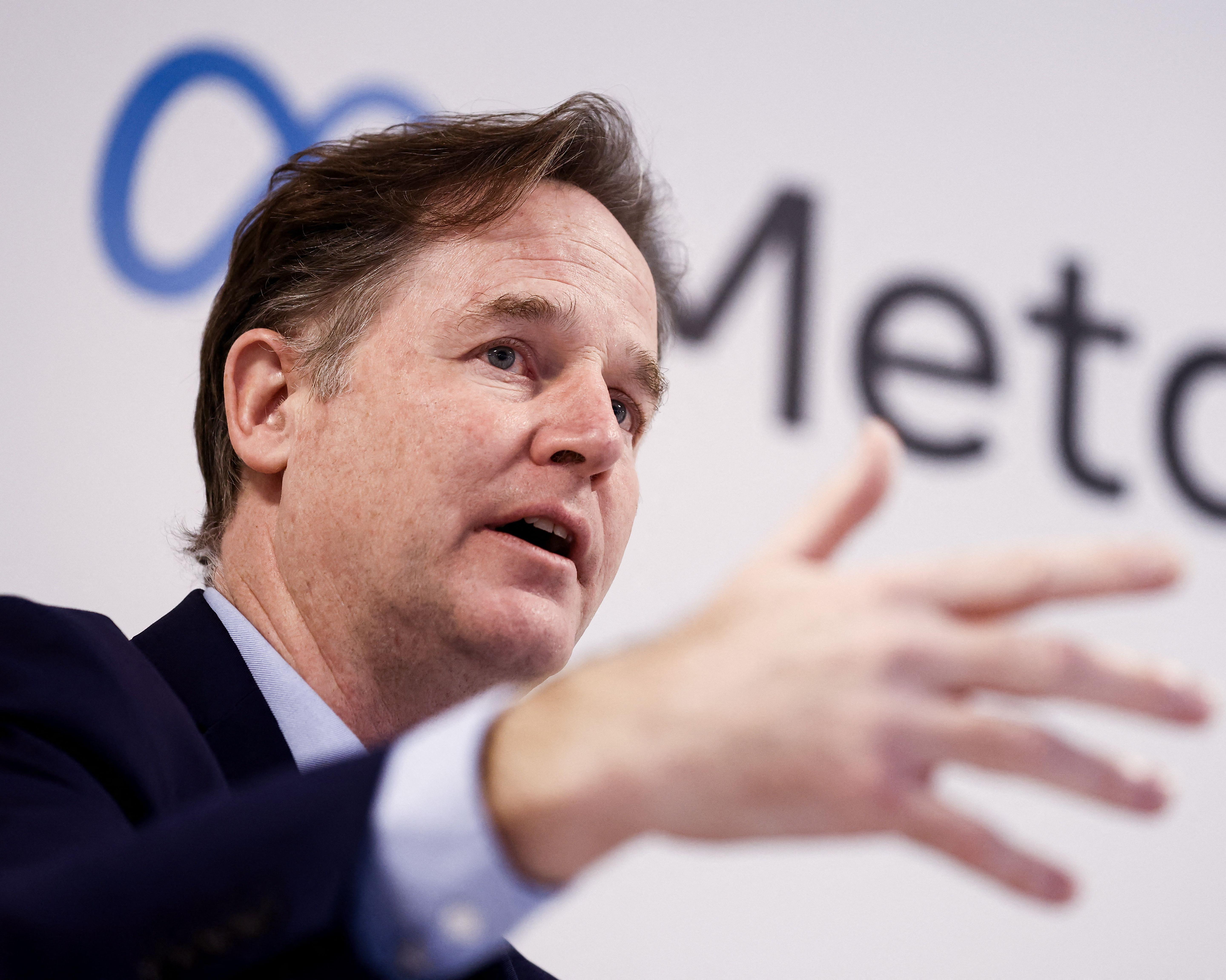 Silicon Valley including Meta has embraced Maga politics, says Nick Clegg