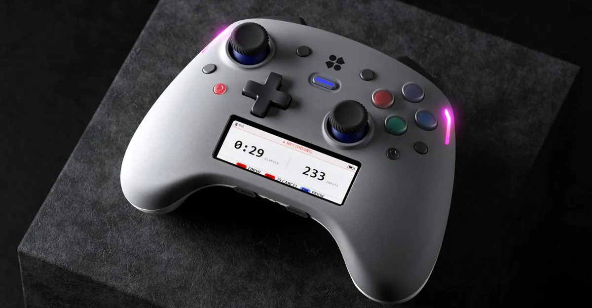 Genki’s new customizable controller has a big screen and adjustable buttons