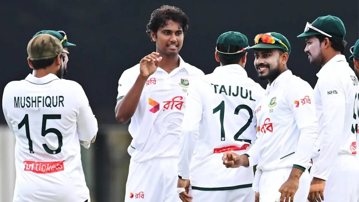 Hasan Mahmud's career best 6-55 blows Australia away; Bangladesh take control on day 1 of Darwin Test