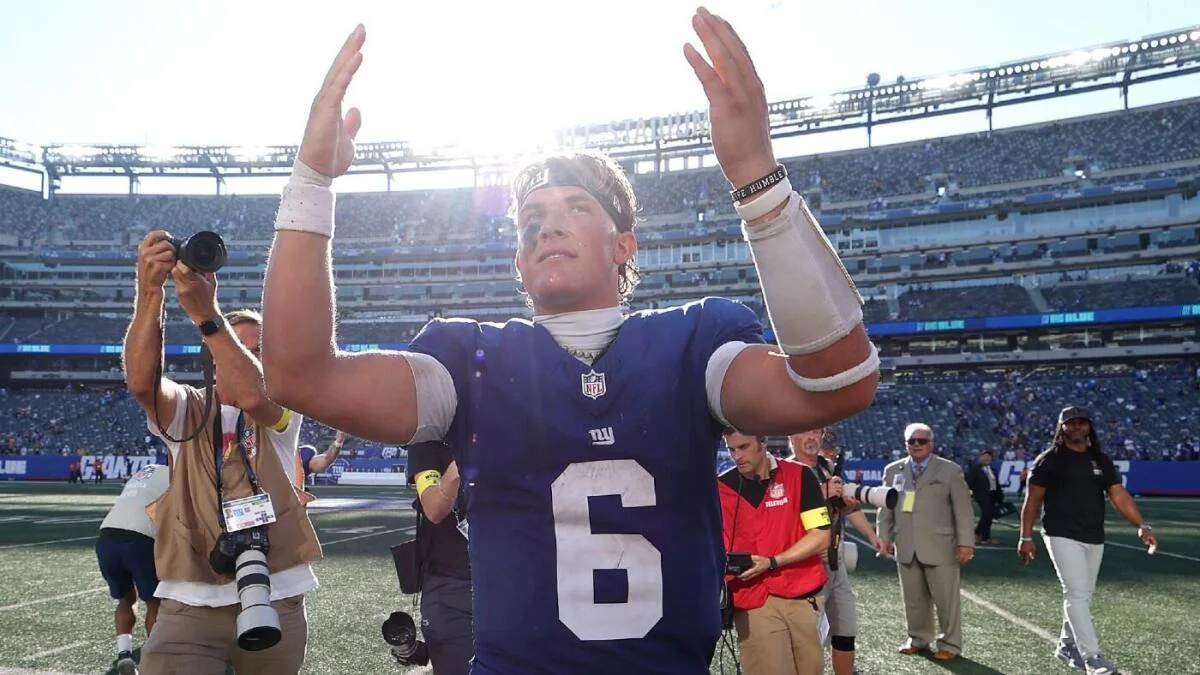 
                        Have Giants, Saints finally found franchise QBs? History points to Year 2 leaps for Jaxson Dart, Tyler Shough
                    