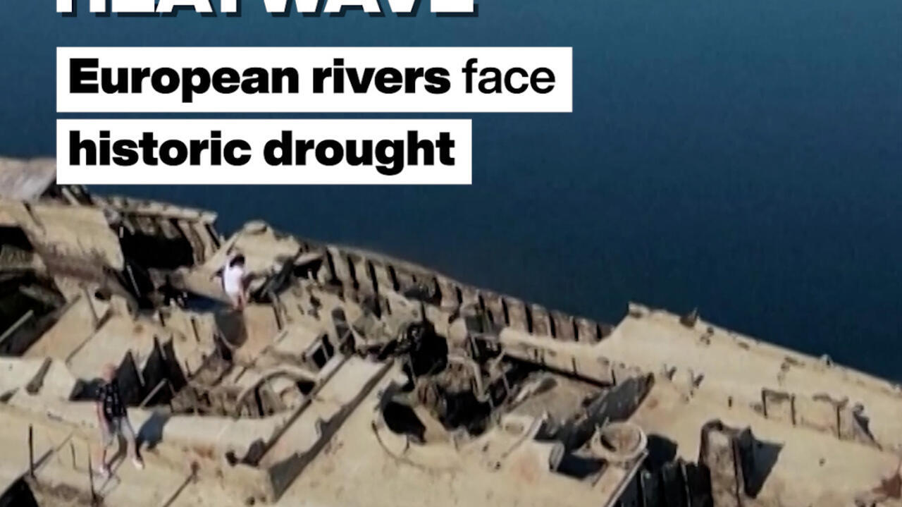 Heatwave: European rivers face historic drought