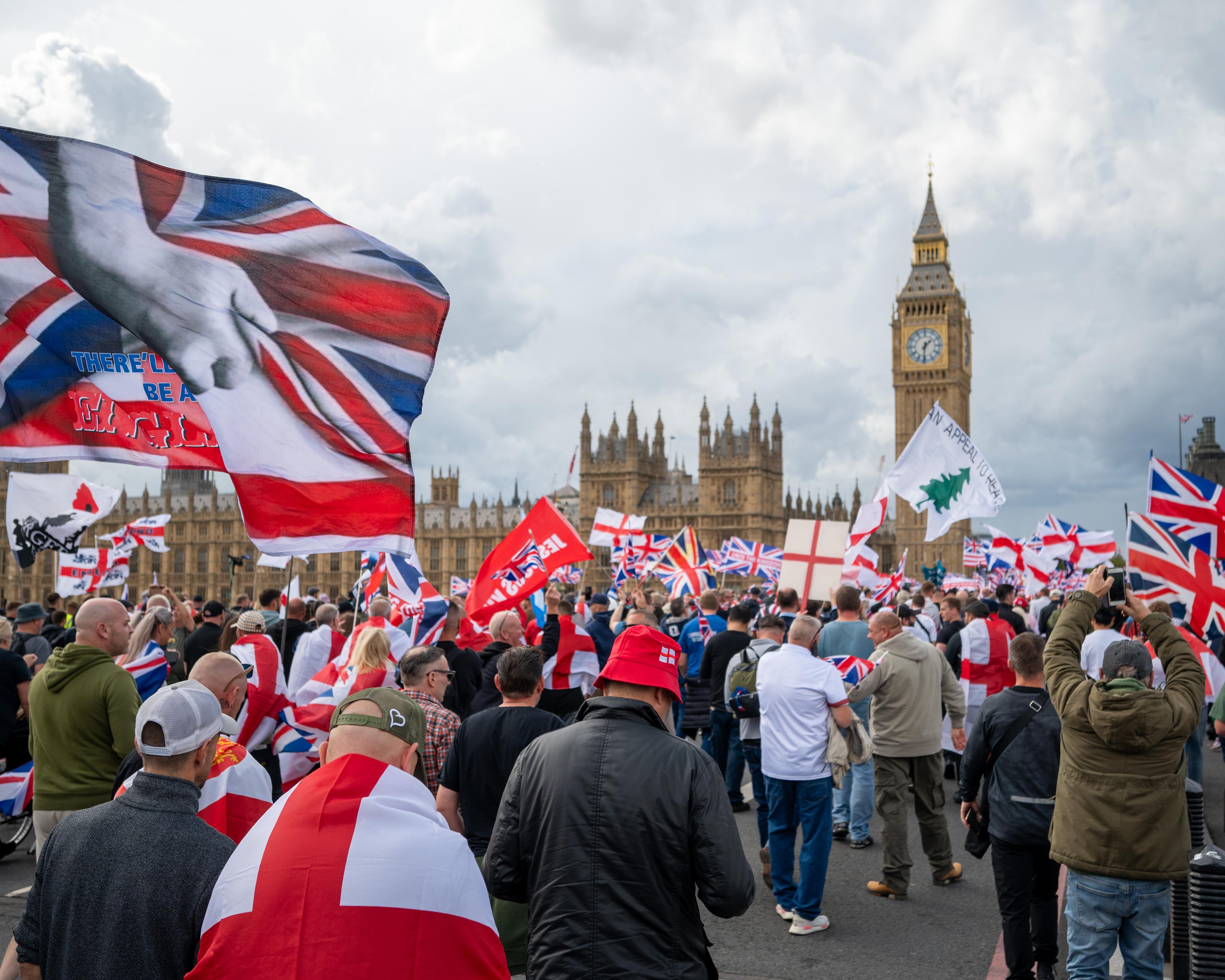 Seven people barred from coming to UK for far-right rally