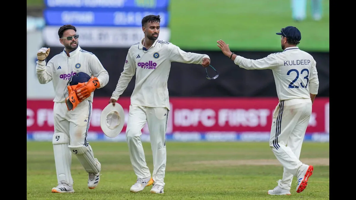 IND vs SL 1st Test: Suthar, Jadeja spin India into commanding 178-run lead over Sri Lanka in Galle