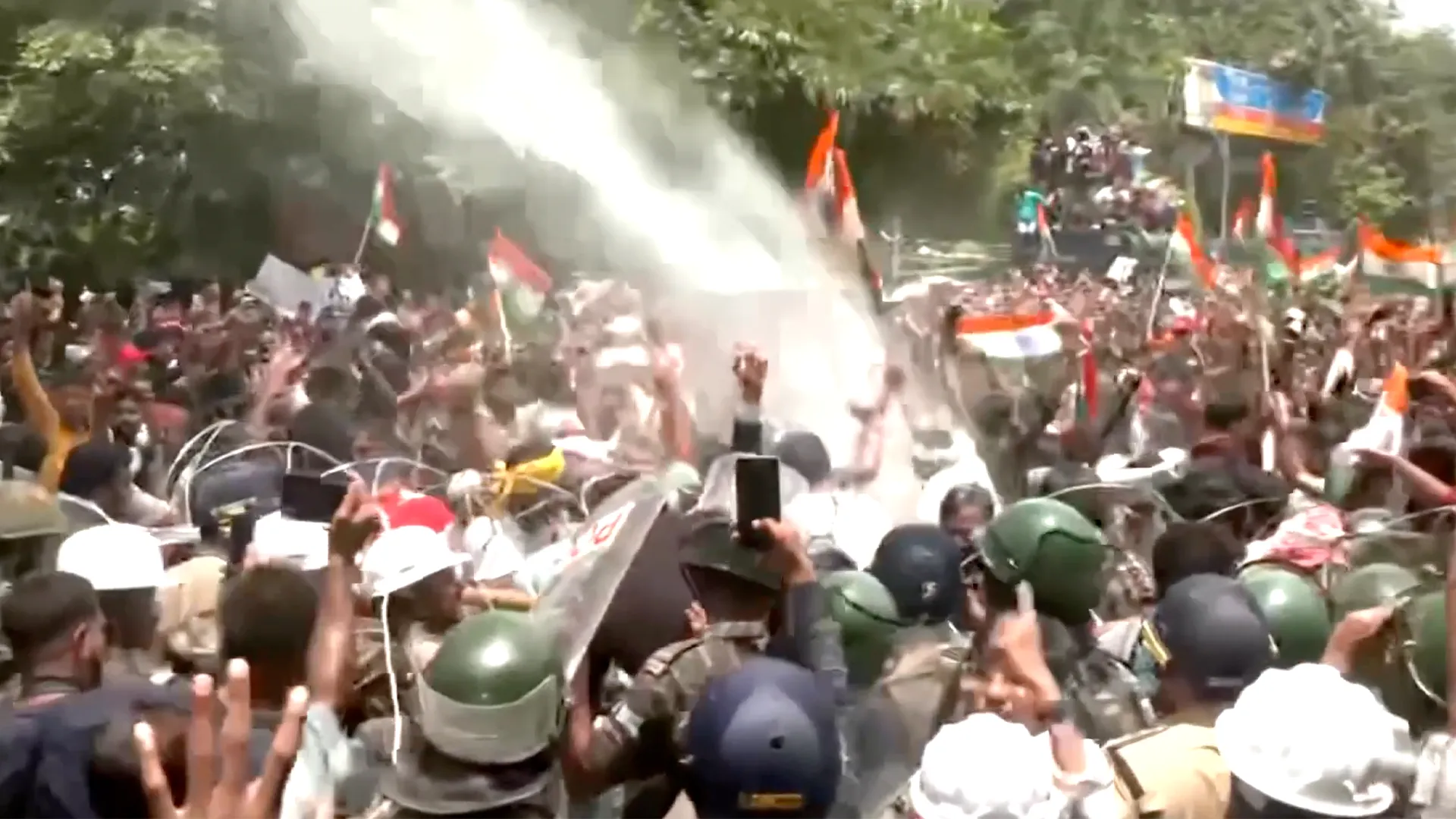 Indian police attack protesters seeking action over ‘exam irregularities’