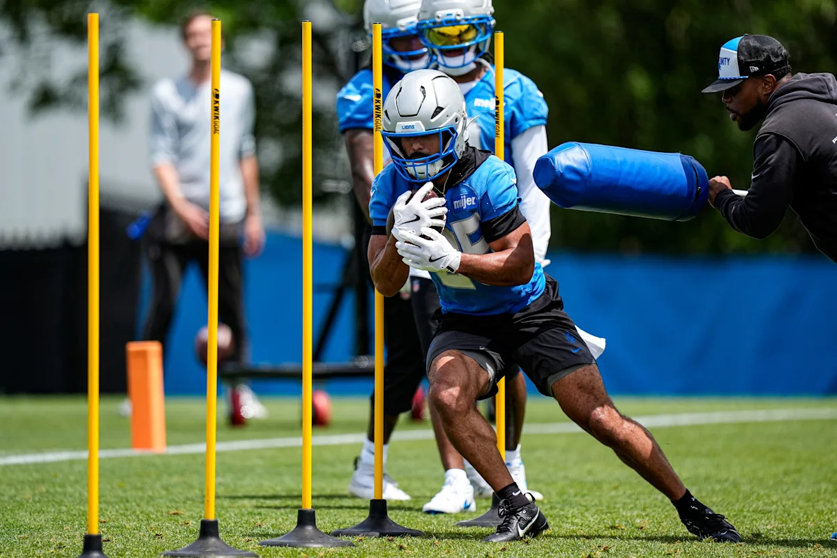 Jacob Saylors, Lions RB, injured in preseason game vs Bengals