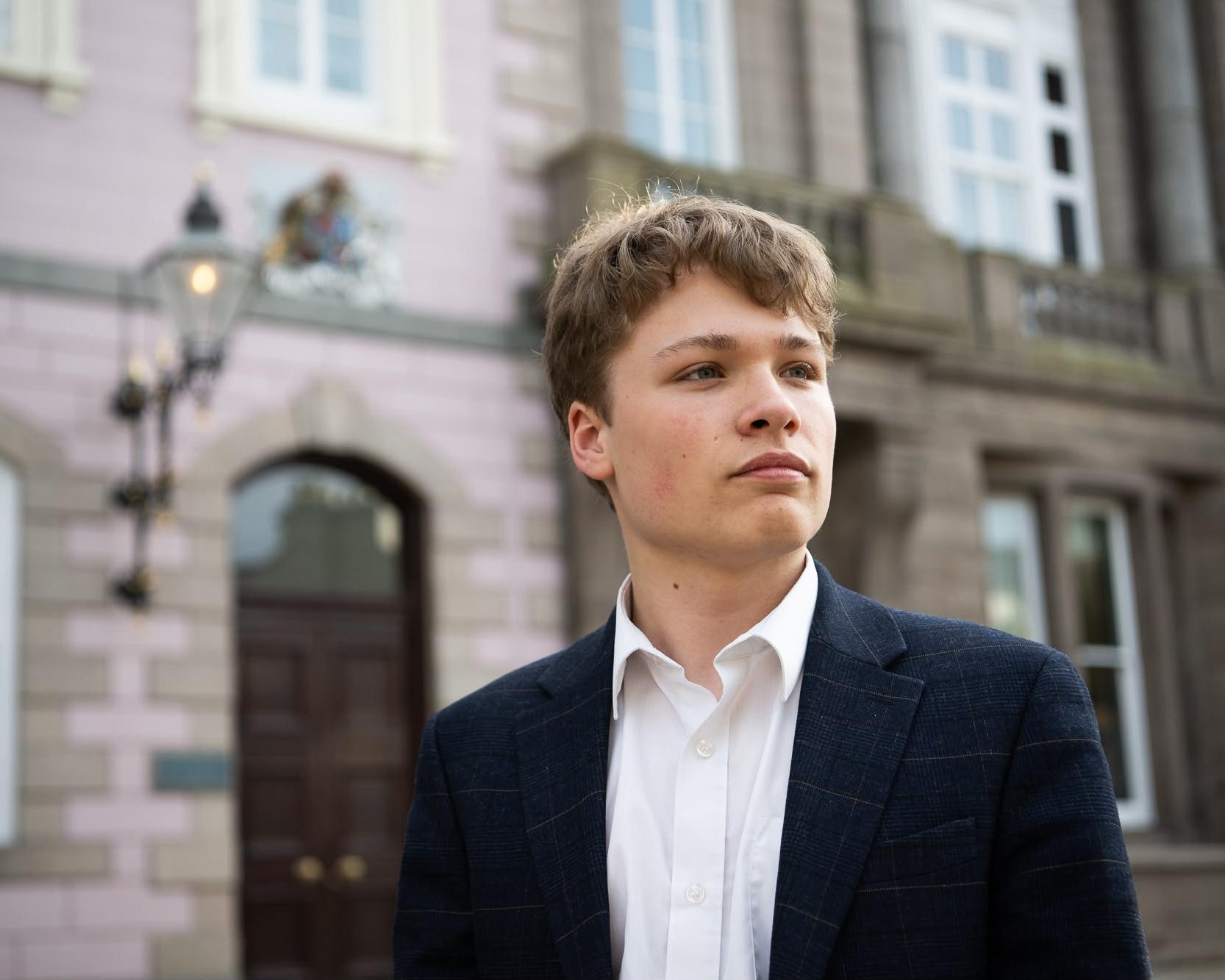 A-level student elected to Jersey parliament congratulated by Trump