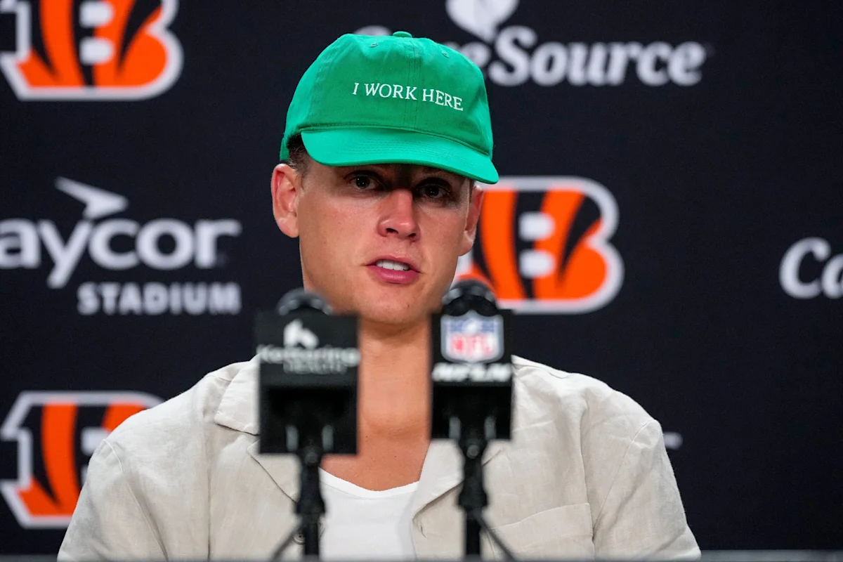 Joe Burrow’s hat caused a really silly uproar