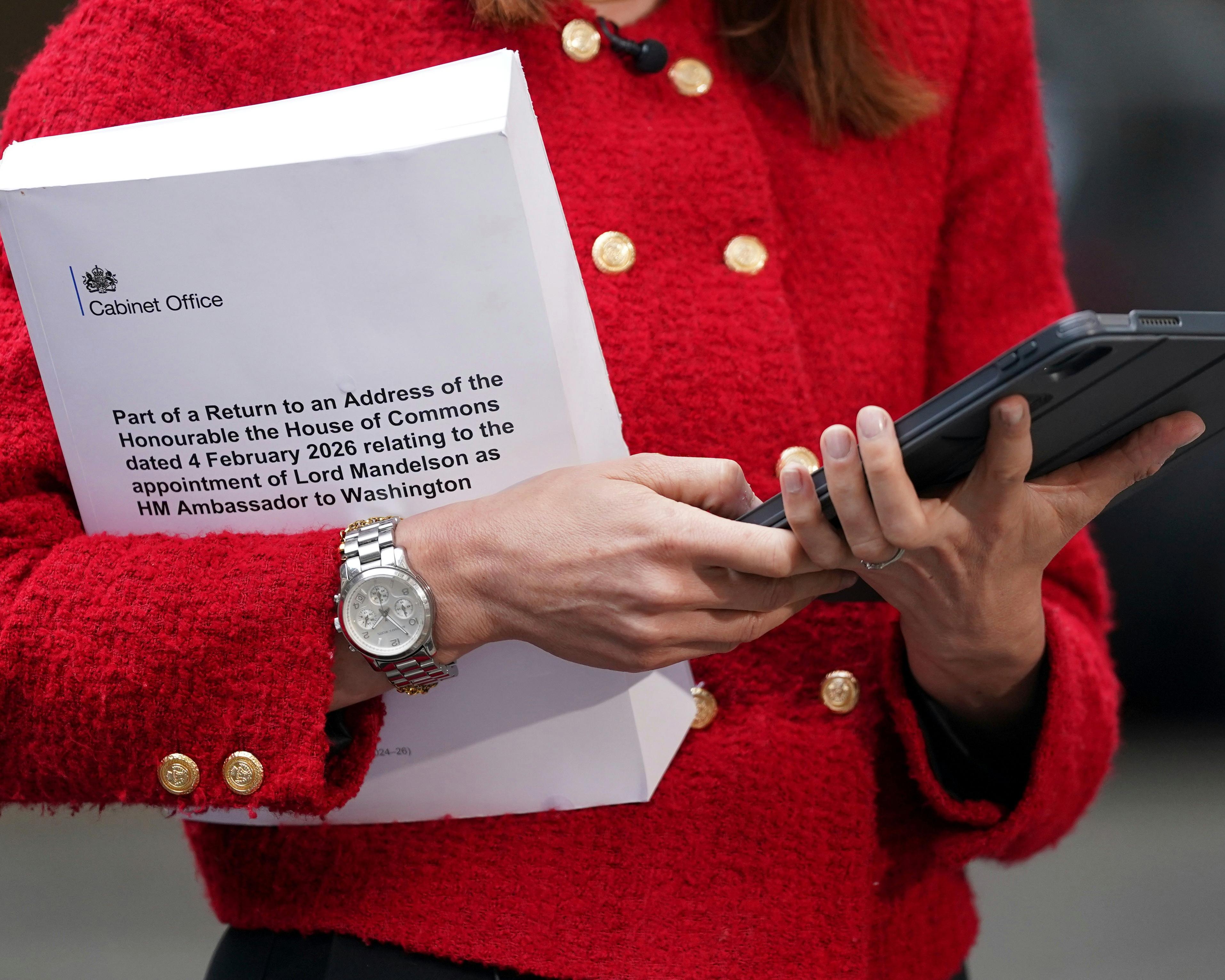 Labour not looking to raise taxes to fund benefits, minister says after WhatsApp messages revealed