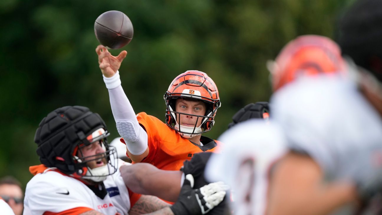 Latest news, buzz from training camps: Burrow to Higgins for TD; Bengals' offense looks sharp